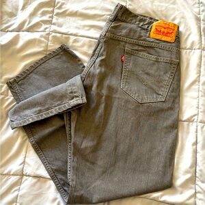 Levi's 569 Gray Straight leg Jeans with Classic Style
